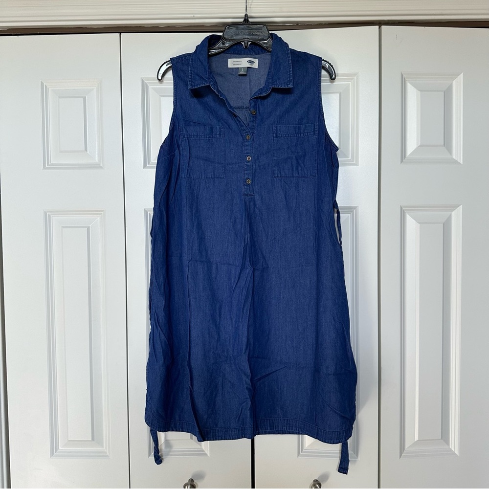 Large Denim Old Navy Maternity Dress